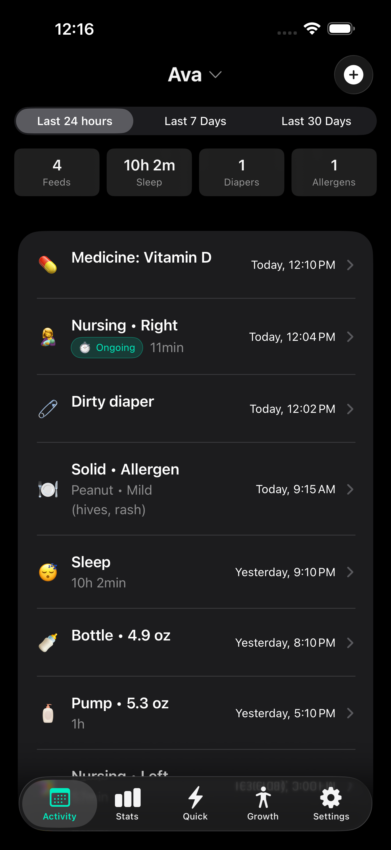 NestLog screenshot 1